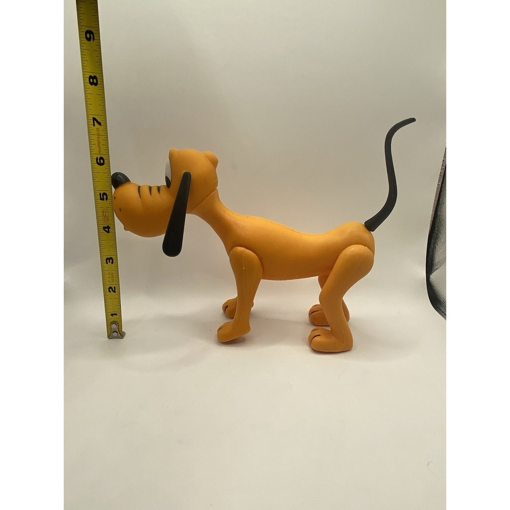 Vintage Disney Pluto Dog Plastic Toy Dakin Hong Kong. Missing Ear - Picture 11 of 11